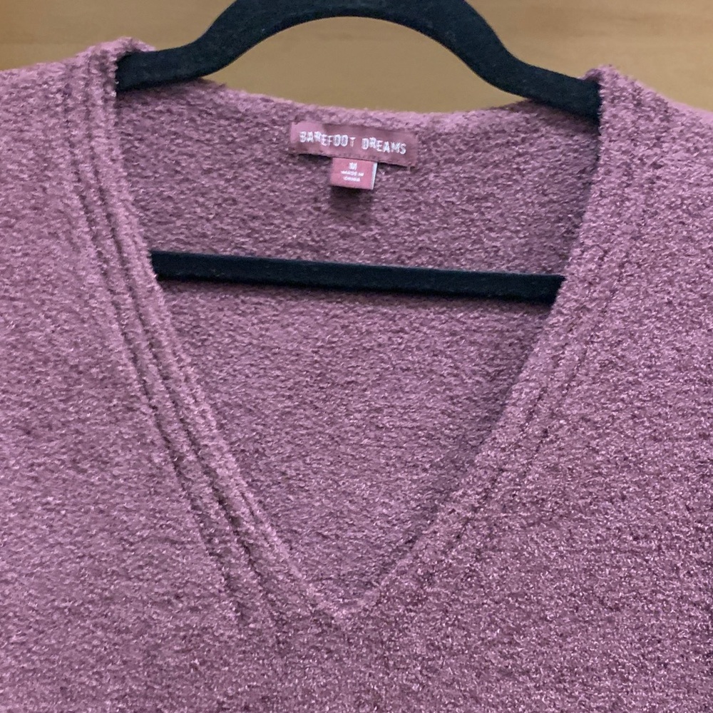 Barefoot Dreams Plum Knit Top - Picture 3 of 5